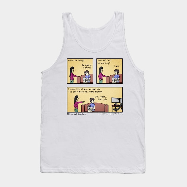 Work fail Tank Top by crampedconditions